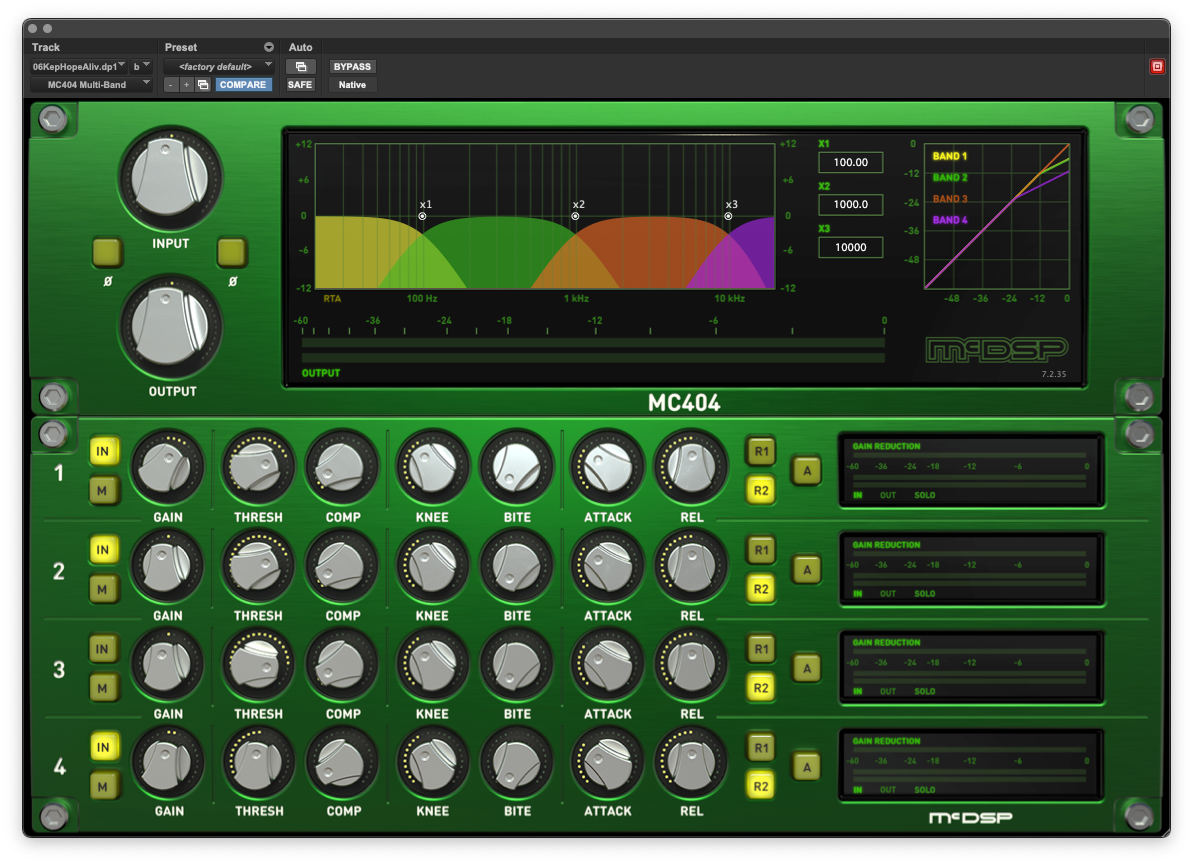 McDSP MC2000 Multi-Band Compressor